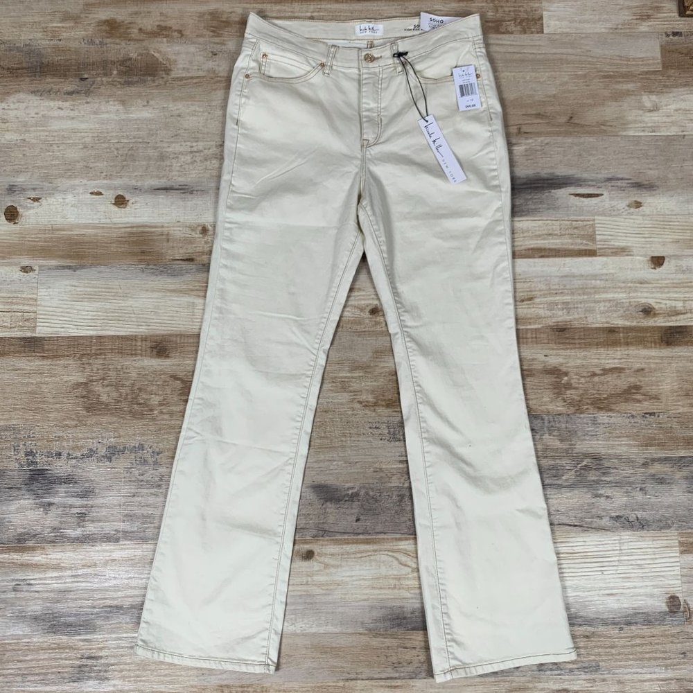 NWT Nicole Miller Soho High Rise Boot Cut Jeans Size 10 (32x31)